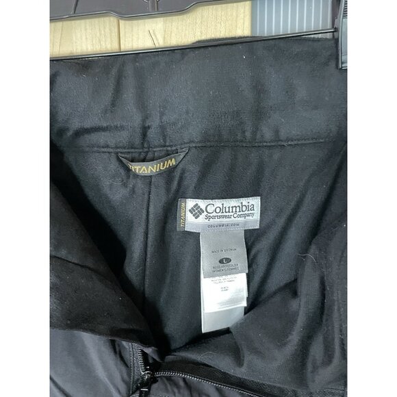 Columbia Pants Women's Large Black Titanium Omni-Tech Waterproof Ski Snowboard - Picture 3 of 7